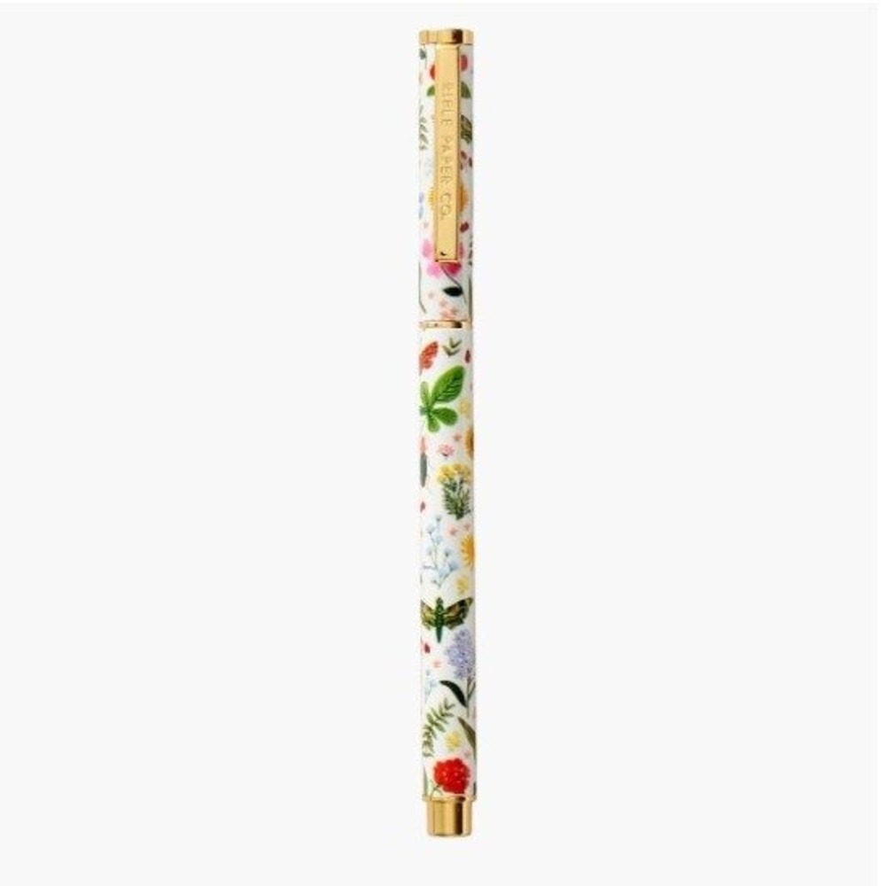 Rifle Paper Co. Botanical Butterfly Rollerball Pen Black Ink 0.5mm PEN011 New